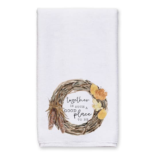 Together Wreath Tea Towel Set